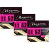 Magma - Corde per chitarra acustica - 3 set di corde per chitarra acustica calibro 11-52 + corde acustiche in bronzo fosforoso (.11 - .52) - GA130PB