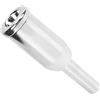 Miskall Bocchino per tromba da 9,8 mm, iniezione d'acqua argentata in rame 4-1/2 Accessorio universale per strumenti