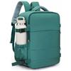 Treer Zaino Ryanair 40x30x20, Verde 24L Bagaglio a Mano Aereo Zaino da Viaggio per Donna Uomo, Zaini Casual per laptop da 15 pollici Travel Bag Compatto Leggero per Wizz Air, Easyjet