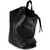 Emila Zaino donna nero elegante lavoro grande capiente ufficio università vintage da viaggio ragazza scuola passeggio zainetto borsa tempo libero casual gita moto di fashion Nero