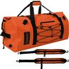 Lanedo Borsone da viaggio impermeabile da 80 l, cinghie e manici resistenti, per kayak, paddleboard, canottaggio, rafting, pesca, campeggio