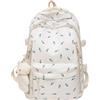 Generic Zaino da Scuola per Ragazze Estetico Zaino Carino Preppy Coquette Floreale Zaino per Adolescenti e Studenti Delle Scuole Elementari e Medie