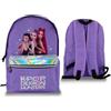 TOYSGIOCATTOLI zaino scuola o palestra regalo - kpop demon hunters k-pop originali Rumi, Jinu, Mira, Zoey, Unisex, 17144 Resistenti all'Acqua