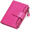 SENDEFN Portafoglio Donna in Pelle Vera Piccolo Portamonete Cute con Cerniera 14 Carte Portafoglio Donna Pelle con Tanti Scomparti