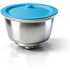 AtfArt Capsula Riutilizzabile per Caffè for Dolce Gusto, 304 Acciaio Inossidabile Cappuccio Ricaricabile per Caffè Silicone Alimentare Coperchio Cmpatibile con Genio S, Piccolo Xs, Edg 305 Mini Me