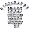 SWETON Tagliapasta lettere numeri alfabeto set di 37 formine stampi per biscotti da forno