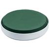 INNA-Glas Oasis vaschetta Rotonda con Spugna umida RUDON, 6 cm, Ø 25 cm | per composizioni Floreali, in vaschetta di plastica, Verde-Bianco - Spugna umida
