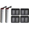 TDCuizent Rulli e filtri HEPA per Dreame H15 Pro H15 Mix H12 Pro FlexReach H15 Pro FoamWash H15S rullo in microfibra e kit di ricambio per cattura particelle fini (6 pezzi)