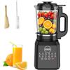 Gpanvor Macchina per Latte Vegetale con Funzione Riscaldamento 1.65 L | 1200 W, 23000 RPM, 14 Lame, 12 Programmi, Autopulizia, Timer 24 h, 60 dB, per Latte Vegetale, Zuppe, Tritaghiaccio, Milkshake