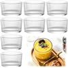 MIUUIPI Set di 8 bicchieri da dessert da 200 ml, piccole ciotole da dessert in vetro, trasparenti, per dessert, tiramisu, budino, cereali per yogurt e dessert a strati, lavabili in lavastoviglie
