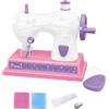 Generisch Macchina da cucire per bambini, giocattolo per bambini, funzionamento a | Macchina da cucire portatile con luce, piccolo kit di riparazione, gioco di ruolo, fai da te,