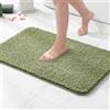 MIULEE Tappeto in Microfibra 4 CM Lungo 1 Pezzo Verde oliva 70x120 cm | Anti-scivolo Assorbimento dell'acqua Morbido Tappetino da Bagno per Porte d'ingresso Corridoio Doccia Soggiorno