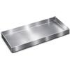 Generico Vaschetta Raccogligocce Acciaio Inox A Prova Di Perdite, Vassoio Multiuso | 35x30 50x50 60x45 80x40cm Per Asciugatrice, Tagliaerba, Climatizzatore, Piante Balcone, Scaldabagno(60x30x5cm)