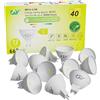 GY GU5.3 Lampadine LED 12V, MR16 4.5W (equivalenti a 40W), 663 Lumen 3000K LED Luce Calda, Lampadina 110° Angolo del Fascio Lampadine GU5.3, Non Dimmerabile Lampadine, 12 pezzi