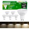 bravotecno Lampadina LED GU10 dimmerabile, 2,9 W, 4000 K bianco neutro, angolo di emissione 36°, equivalente a 50 W, lampadina GU10 per faretti, 6 pezzi