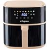 Tognana Iridea, Friggitrice ad aria 8 L, doppia resistenza, Champagne