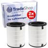 Trade-Shop - 2 filtri di ricambio a 3 livelli (prefiltro, filtro ai carboni attivi), compatibili con purificatore d'aria Levoit LV-H133-RF sostituisce LV-H133-RF-RTL