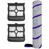 Vibsky Kit di accessori per aspirapolvere Rowenta = X-Clean 10 Wet e Aspirapolvere Spazzola a Rullo, Filtro HEPA per Rowenta = X-Clean 10, Strumento di pulizia efficiente per la casa