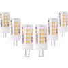 ZFQ G4 LED Lampadina, 5W LED Lampadine equivalente alogeno 50W, Bianco Caldo 3000K, 500LM, AC/DC 12V, Non dimmerabile, Lampadina piccola a risparmio energetico, 6 pezzi