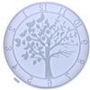 Generic Stampo in silicone per arte murale, stampo in silicone per orologio da | parete 'albero della vita, in silicone per fai da te, in resina per albero della vita e orologio, decorazione