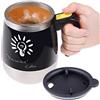 Kare & Kind Tazza da caffè auto-mescolante, in acciaio inox, per mescolare caffè, tè, cioccolata calda, latte, frullato proteico, brodo, ecc. Ideale per ufficio, scuola, palestra, casa, 400 ml