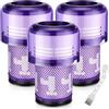 Wingsflying Confezione da 3 filtri di ricambio compatibili con Dyson V12 Detect Slim, Detect Slim Animal, Slim+ Cordless Vacuum e V12 Slim Absolute Vacuums, SV34, SV35 Confronta con la parte 971517-01.