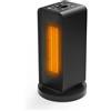 Qingning Stufetta Elettrica Basso Consumo 1200W/900W, Oscillazione 70° | Silenzioso, 2 Modalità di Calore, Stufetta Elettrica da Tavolo, Termoventilatore PTC Portatile Riscaldatore Elettrico Interni