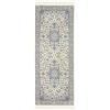 RugVista Nain Emilia Tappeto, 80 x 200 cm, Beige/Chiaro Blu | Orientali, Medio Oriente, Tradizionali, Nain, Rettangolare, Pelo medio, Lavabile solo a secco, Oeko-Tex 100