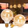 Aigostar - Lampadina LED E27 G95 Vintage 1.2W, Luce Calda 2500K, 50 Lumen, Lampadina Globo Filamento in Rame Decorativa Vintage Edison, Lampadina LED Retrò, Non Dimmerabile, Confezione da 2