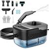 Dzaki Pulitore a Vapore, Pulitore a Vapore Portatile, 1600ML Serbatoio, 4 Bar | 15s Riscaldamento, 3.5m Cavo, 3 Livelli di Vapore, Steam Cleaner per Cucina Bagno Divano Auto Finestra Piastrelle Fughe