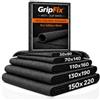 GripFix Tappetino antiscivolo per tappeti, presa sicura senza scivolare, non lascia residui e non danneggia il pavimento, per tutti i tipi di pavimenti (150 x 220 cm)
