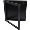 Melbolda Cornice per maglietta, scatola ombra Jersey, custodia per cimeli sportivi, telaio di protezione UV, display kit da calcio, scatola di conservazione della camicia, telaio da 33 x 33 cm, supporto in