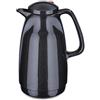 ROTPUNKT Caraffa termica 227 Bella 1,5 l, tappo a vite a doppia funzione, senza BPA, per bere in modo sano, prodotto in Germania, caldo e freddo, inserto in vetro, colore: nero