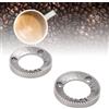 BAFOVY 2 Macine Piatte in Acciaio Inossidabile da 64 Mm, Lama di Ricambio per macinacaffè con Installazione Semplice per Mazzer Super Jolly DF64 E6P