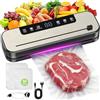 LuxeEire Macchina Sottovuoto Alimenti 6 in 1, Sigillatrice Automatica 75kPa | Modalità Secco/Umido/Pulse Barra di Sigillatura 30x5cm Taglierina Integrata Display LED per Cottura Sous Vide e Conservazione