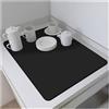 Generic Tappetino Diatomite Cucina, Assorbente Antiscivolo Asciugatura Veloce (Q,40x50cm)