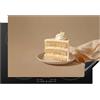 KitchenYeah© Coperchio Piano Cottura Cucina Copri Fornelli Tappetino | 77x51 cm - Induzione Antiscivolo Piastra Protezione Torta alla Vaniglia - Cremosa