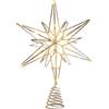 Luwecf Decorazione per Dell'albero di Natale con Design a Illuminata per Uso Festivo, Champagne