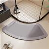 Morbuy Tappetino Doccia Curvo in Diatomite, Tappeto Bagno Super Assorbente ad Asciugatura Rapida Antiscivolo Lavabile per Box Doccia Angolare (60x120cm,Semplice 5)
