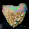 AK GEMS AND JEWELLERY Opale Naturale Etiopico Grezzo Fire Opal 9,5 Ct 19x19 mm 1 Pezzo