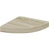 vidaXL Scaffale Angolare a Parete Rovere 25x25x3,8 cm in MDF