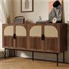 BNUZ Modern Simple Credenza 80 x 140 cm, Natura Credenza per armadio e soggiorno
