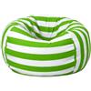 McBecdy Pouf per bambini, extra grande, in tela, per camera da letto, cameretta dei bambini, sala giochi (verde)