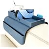 Voxlara Vassoio da Divano con 5 Tasche,Porta Telecomando da Divano in Silicone, Multifunzionale Porta Tazze da Divano,Organizer per Braccioli,Snack,Tazze,Telefono, Tablet (Blu)