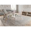 Slato Miriam Tavolino da salotto 40x33x50 | Cristallo acrilico