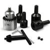 CWOQOCW JTO - Set di mandrini per trapano motore con manicotto per biella, 4 mm, 5 mm, 6 mm, 8 mm, in acciaio al carbonio per tornio PCB, modello utensile (6 mm)
