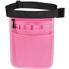 CWOQOCW Marsupio per attrezzi, impermeabile, organizer per attrezzi, con tasche multiple, per tuttofare, elettricista, falegname, idraulico (color cipria)