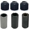 CWOQOCW Set di pinze e dadi per router DW6214 DW616 DW618 DW621, parti del router pinza, 12 mm con manicotti riduttori, in metallo, nero