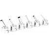 Vibsky Punte ad aria calda da 45 gradi 6PCS per la riparazione del chip BGA | Set da 6 pezzi, materiale in lega di zinco, resistenza alle alte temperature, adatto per modelli 850/852/950, design a vite