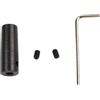 Vibsky Acciaio Drill Chuck Biella 10mm Albero Accoppiatore (B12 5mm) | 25-30 per durezza HRC, struttura in acciaio forgiato, resistente all'usura, previene la deformazione, ideale per torni
